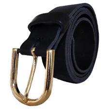 MENS / LADIES REAL LEATHER HIGH QUALITY STYLISH JEANS TROUSER WAIST BELT FORMAL