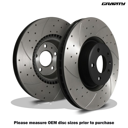 Front drilled grooved - front, 356mm