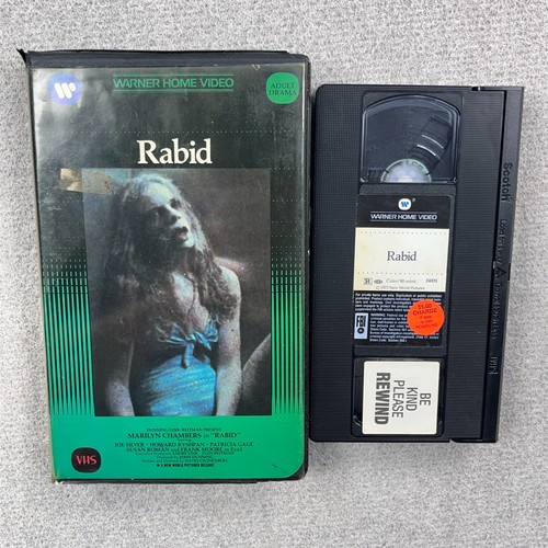Rabid vhs 1977 marilyn - vhs,