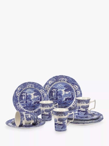 Spode blue italian dinnerware - spode,