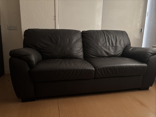 Argos milano black leather - milano,