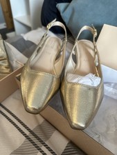 Paradox London Gold Shoes UK6