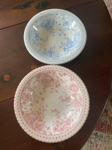 Wade chintz floral bowls pink - bowls,