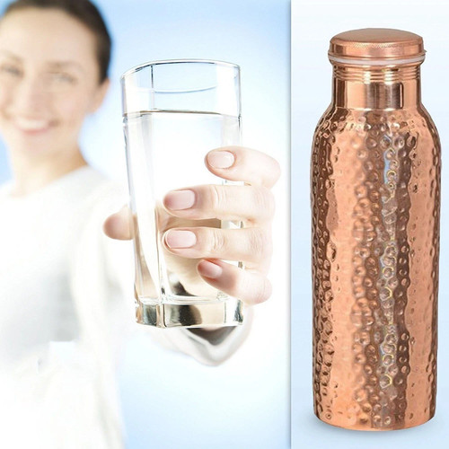 Pure copper yoga water - pure, bottle