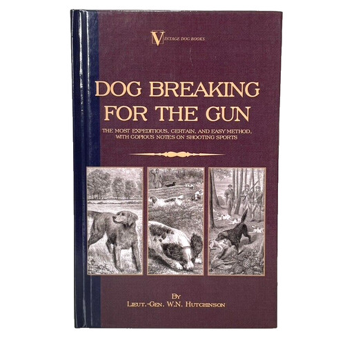 Dog breaking for the gun - gun,
