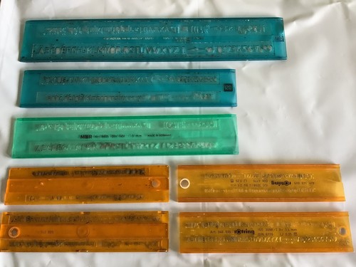 Rotring stencils templates - stencils,