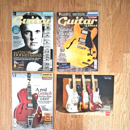 Guitar and bass magazines - and,