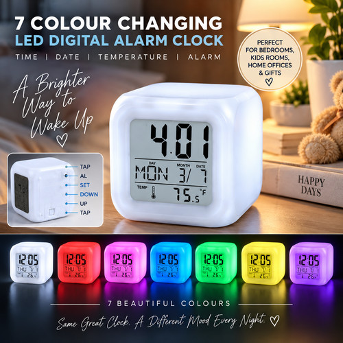 Colour changing led digital - led,