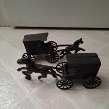 Two Antique Vintage Cast Iron