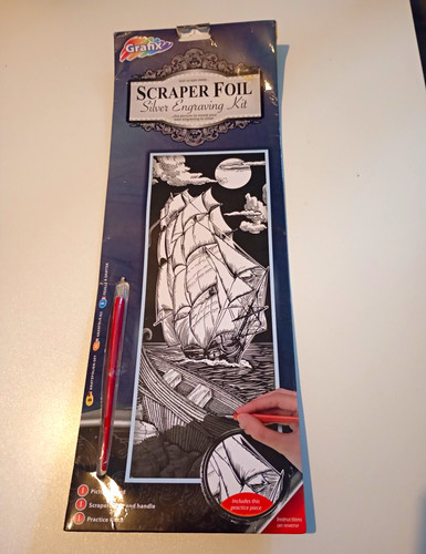 Grafix scraper foil silver - grafix,