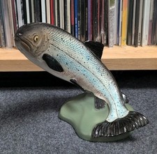 BESWICK LEAPING SALMON 2066  FIGURINE, VINTAGE, REPAIRED
