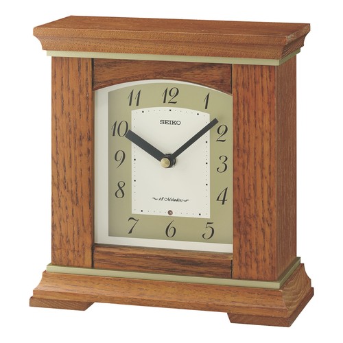 Seiko wooden musical mantel - wooden,