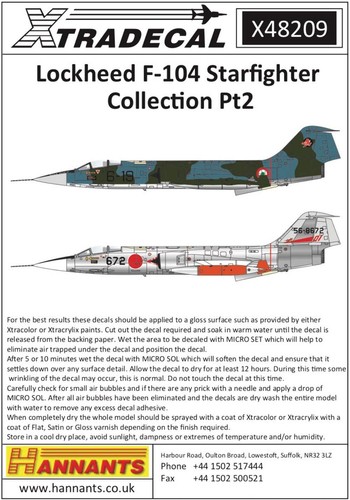 Xtradecal 48209 lockheed - xtradecal,