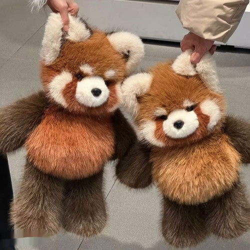 Cute red panda plush toy - panda,