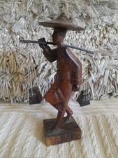 Vintage Carved Wooden Oriental