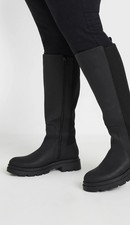 Yours Curve Sock Panel Knee