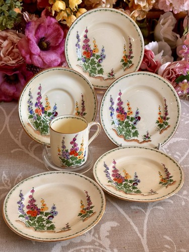 Crown staffordshire hollyhocks - crown,
