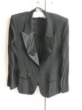 Tuxedo Jacket Black Satin Trim