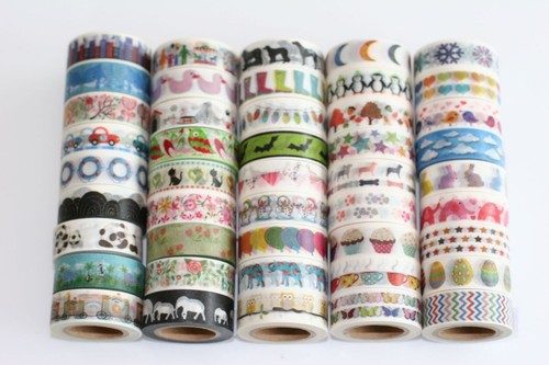 Washi tape colourful m - washi,