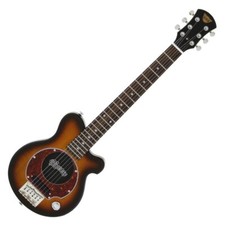Pignose Portable electric Guitar with Built-In Amp, Brown Sunburst, PGG-200-BS D