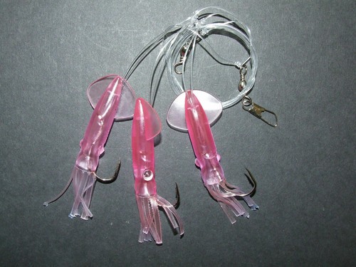 Super pink squid rig - lure, 3