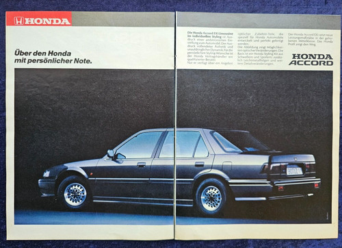 1987 honda accord exi - honda, saloon