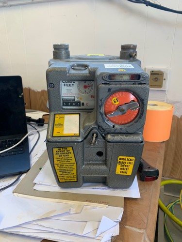Gas pound coin secondary meter - pound,