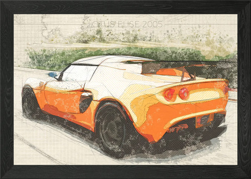 Lotus elise 2005 - lotus, wall