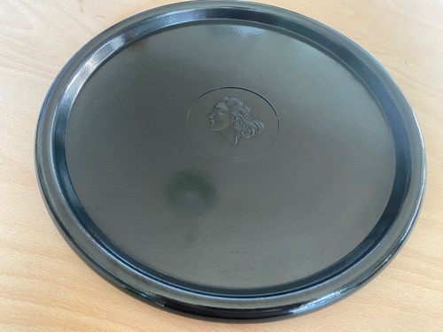 Art deco circular bakelite - art,