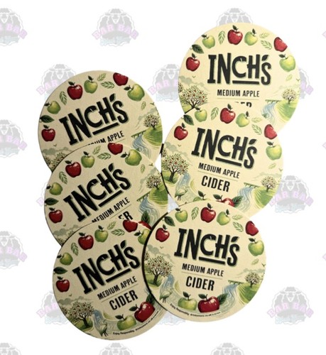 New inch cider beer mats - beer,