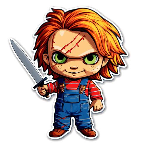 Chucky chibi horror scary - chucky,