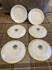 kiln craft tea cup saucers 1970s x 6