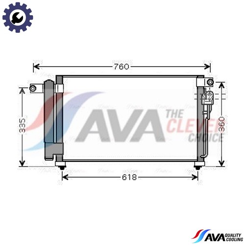 Condenser air conditioning - condenser,