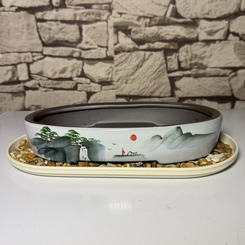 Large handmade ceramic bonsai - handmade,