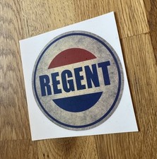Regent Petrol And Oil Sticker