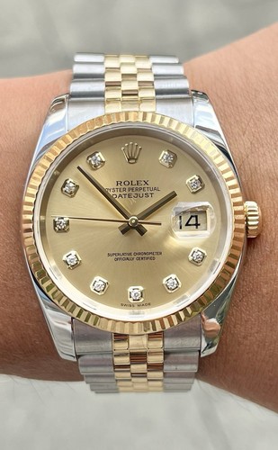 Rolex datejust 36mm steel - datejust,