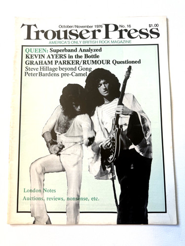 Trouser press magazine 16 - trouser, no.
