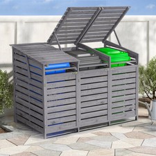Triple Wheelie Bin Storage