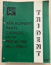Triumph replacement parts catalog 1975 Model T160 Trident 750cc