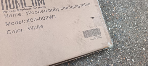 Homcom wooden changing - homcom,
