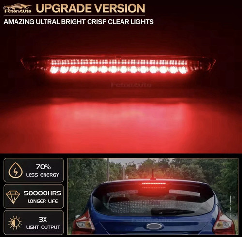 Smoked lens led rear - smoked, central