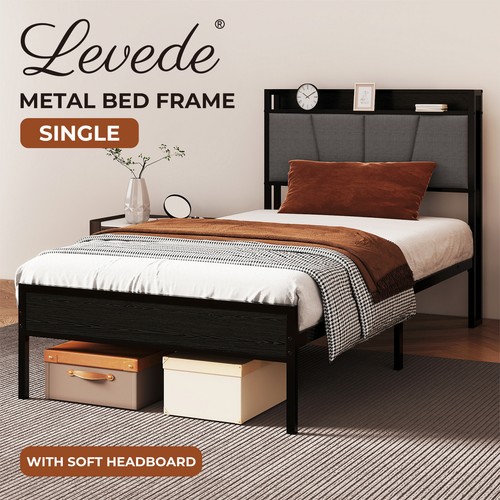 Levede single bed frame - bed,