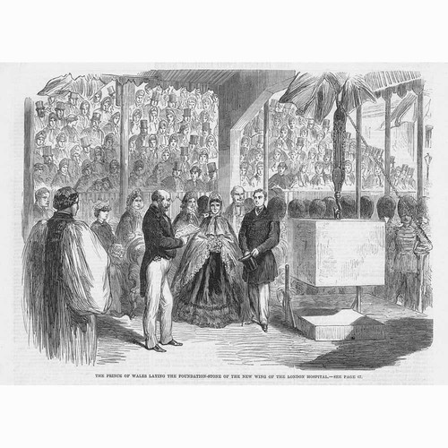 Laying the foundation stone - foundation, of