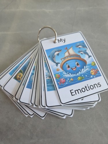 Emotions flash cards - ,, autism