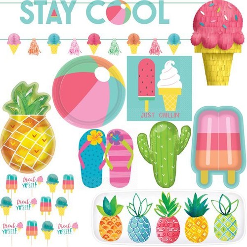 Ice beach party decoration set - party,