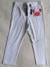 Girls Totally Claw-Some Crab Light Grey Leggings 4-5 Years Brand New Without Lab