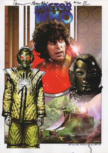 Tom baker signed - baker, print