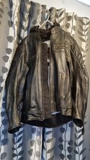 JTS Men's Leather Biker Jacket
