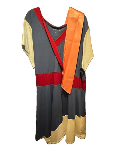 Disney mulan colorblock neck - disney, v-neck