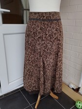 LADIES FAT FACE BROWN PATTERN